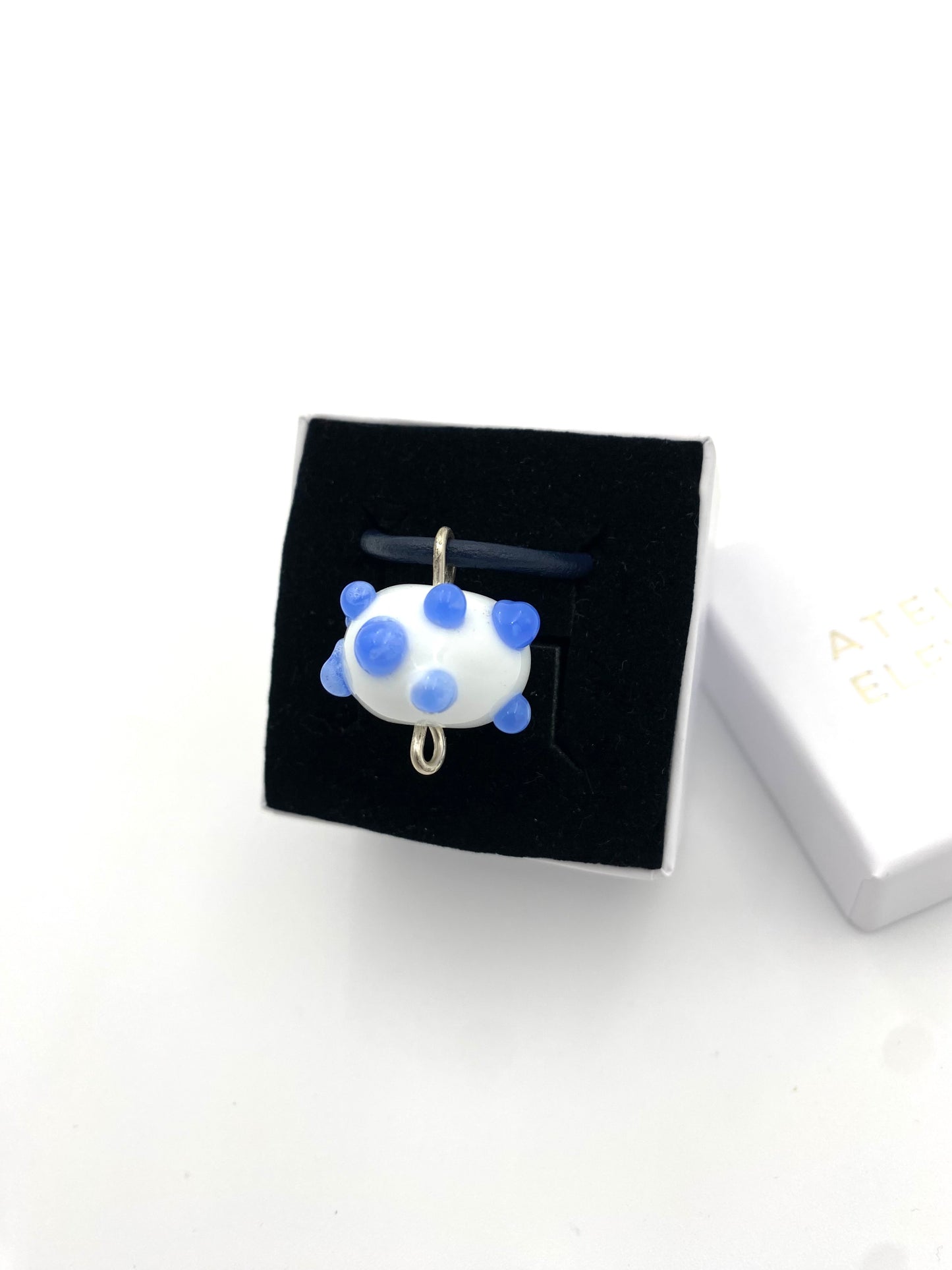 Hängsmycke 925 silver och lampworkpärla.