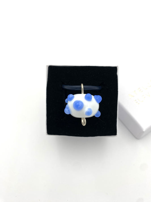 Hängsmycke 925 silver och lampworkpärla.