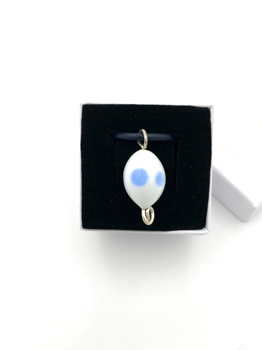 Hängsmycke 925 silver och lampworkpärla.