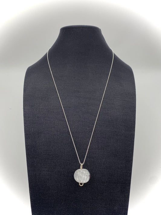 Hängsmycke 925 silver och lampworkpärla.