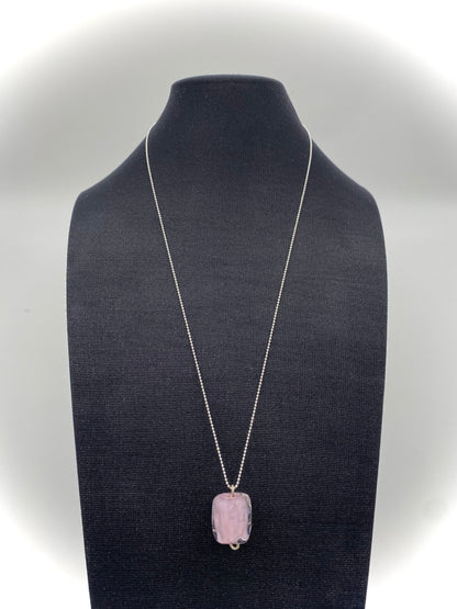 Hängsmycke 925 silver och lampworkpärla.