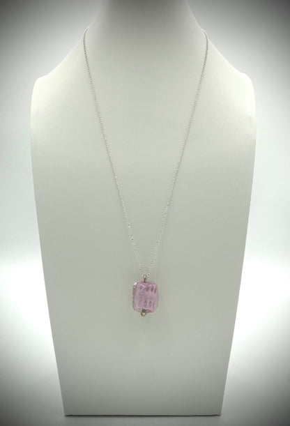 Hängsmycke 925 silver och lampworkpärla.